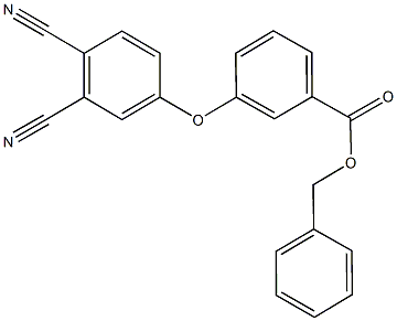 benzyl 3-(3,4-dicyanophenoxy)benzoate Struktur