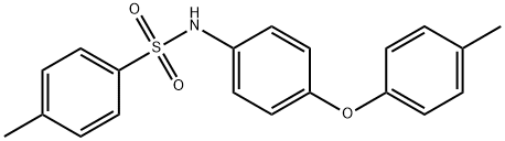 4-methyl-N-[4-(4-methylphenoxy)phenyl]benzenesulfonamide Struktur