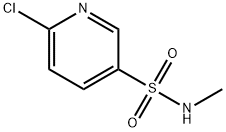 6-chloro-N-methyl-3-pyridinesulfonamide Struktur