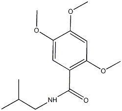 N-isobutyl-2,4,5-trimethoxybenzamide Struktur