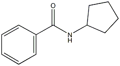 N-cyclopentylbenzamide Struktur