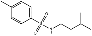 N-isopentyl-4-methylbenzenesulfonamide Struktur