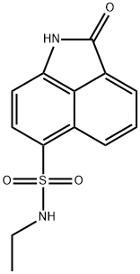 N-ethyl-2-oxo-1,2-dihydrobenzo[cd]indole-6-sulfonamide Struktur