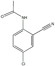 N-(4-chloro-2-cyanophenyl)acetamide Struktur