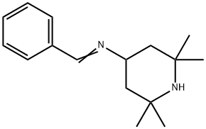 N-benzylidene-N-(2,2,6,6-tetramethyl-4-piperidinyl)amine Struktur