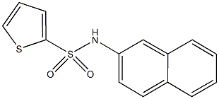 N-(2-naphthyl)-2-thiophenesulfonamide Struktur