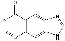 3,7-dihydro-8H-imidazo[4,5-g]quinazolin-8-one Struktur