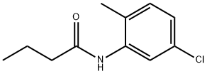 N-(5-chloro-2-methylphenyl)butanamide Struktur