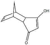 5-hydroxytricyclo[5.2.1.0~2,6~]deca-4,8-dien-3-one Struktur