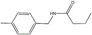 N-(4-methylbenzyl)butanamide Struktur