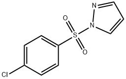 1-[(4-chlorophenyl)sulfonyl]-1H-pyrazole Struktur