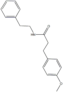 3-(4-methoxyphenyl)-N-(2-phenylethyl)propanamide Struktur