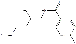 N-(2-ethylhexyl)-4-methylbenzamide Struktur