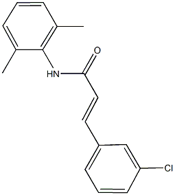 3-(3-chlorophenyl)-N-(2,6-dimethylphenyl)acrylamide Struktur