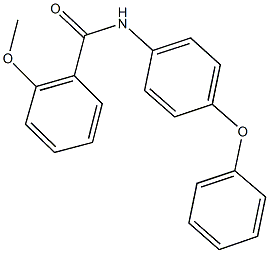 2-methoxy-N-(4-phenoxyphenyl)benzamide Struktur