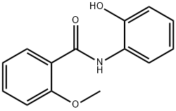 N-(2-hydroxyphenyl)-2-methoxybenzamide Struktur