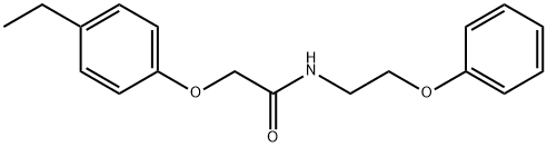 2-(4-ethylphenoxy)-N-(2-phenoxyethyl)acetamide Struktur