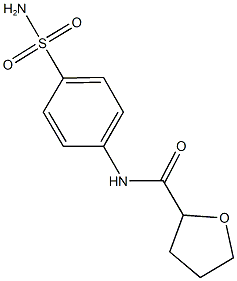 N-[4-(aminosulfonyl)phenyl]tetrahydro-2-furancarboxamide Struktur