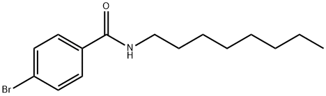 4-bromo-N-octylbenzamide Struktur