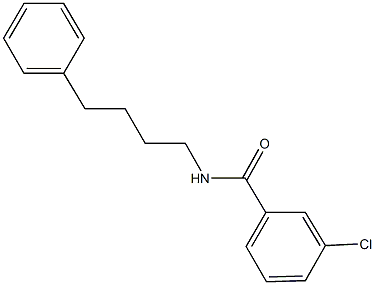 3-chloro-N-(4-phenylbutyl)benzamide Struktur