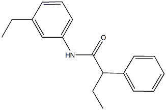 N-(3-ethylphenyl)-2-phenylbutanamide Struktur