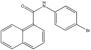 N-(4-bromophenyl)-1-naphthamide Struktur