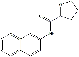 N-(2-naphthyl)tetrahydro-2-furancarboxamide Struktur