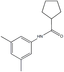 N-(3,5-dimethylphenyl)cyclopentanecarboxamide Struktur