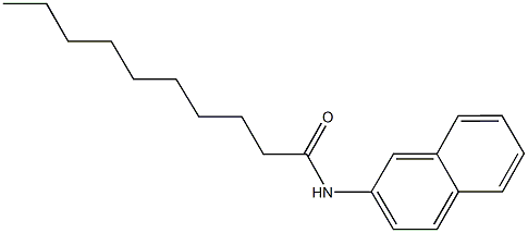 N-(2-naphthyl)decanamide Struktur