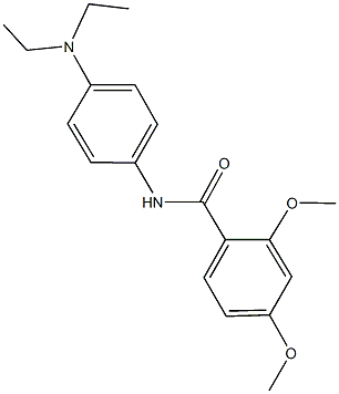 N-[4-(diethylamino)phenyl]-2,4-dimethoxybenzamide Struktur