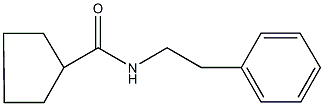 N-(2-phenylethyl)cyclopentanecarboxamide Struktur