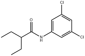 N-(3,5-dichlorophenyl)-2-ethylbutanamide Struktur