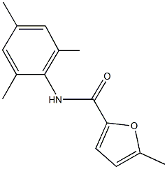 N-mesityl-5-methyl-2-furamide Struktur