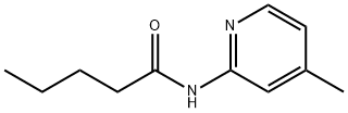 N-(4-methyl-2-pyridinyl)pentanamide Struktur