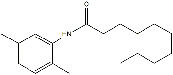 N-(2,5-dimethylphenyl)decanamide Struktur