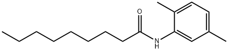 N-(2,5-dimethylphenyl)nonanamide Struktur