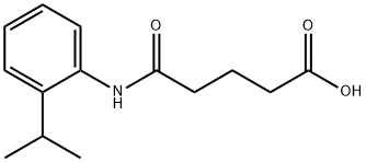 5-(2-isopropylanilino)-5-oxopentanoic acid Struktur