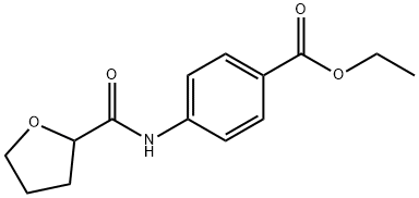 ethyl 4-[(tetrahydro-2-furanylcarbonyl)amino]benzoate Struktur