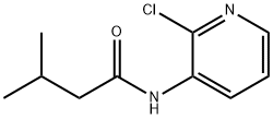 N-(2-chloro-3-pyridinyl)-3-methylbutanamide Struktur