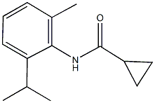 N-(2-isopropyl-6-methylphenyl)cyclopropanecarboxamide Struktur