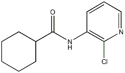 N-(2-chloro-3-pyridinyl)cyclohexanecarboxamide Struktur