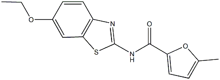 N-(6-ethoxy-1,3-benzothiazol-2-yl)-5-methyl-2-furamide Struktur