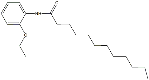 N-(2-ethoxyphenyl)dodecanamide Struktur