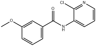 N-(2-chloro-3-pyridinyl)-3-methoxybenzamide Struktur