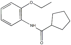 N-(2-ethoxyphenyl)cyclopentanecarboxamide Struktur