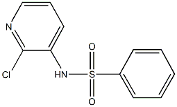 N-(2-chloro-3-pyridinyl)benzenesulfonamide Struktur