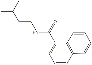 N-isopentyl-1-naphthamide Struktur