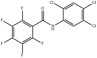 2,3,4,5,6-pentafluoro-N-(2,4,5-trichlorophenyl)benzamide Structure