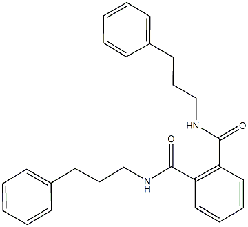 N~1~,N~2~-bis(3-phenylpropyl)phthalamide Struktur