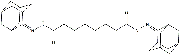 N'~1~,N'~8~-ditricyclo[3.3.1.1~3,7~]dec-2-ylideneoctanedihydrazide Struktur